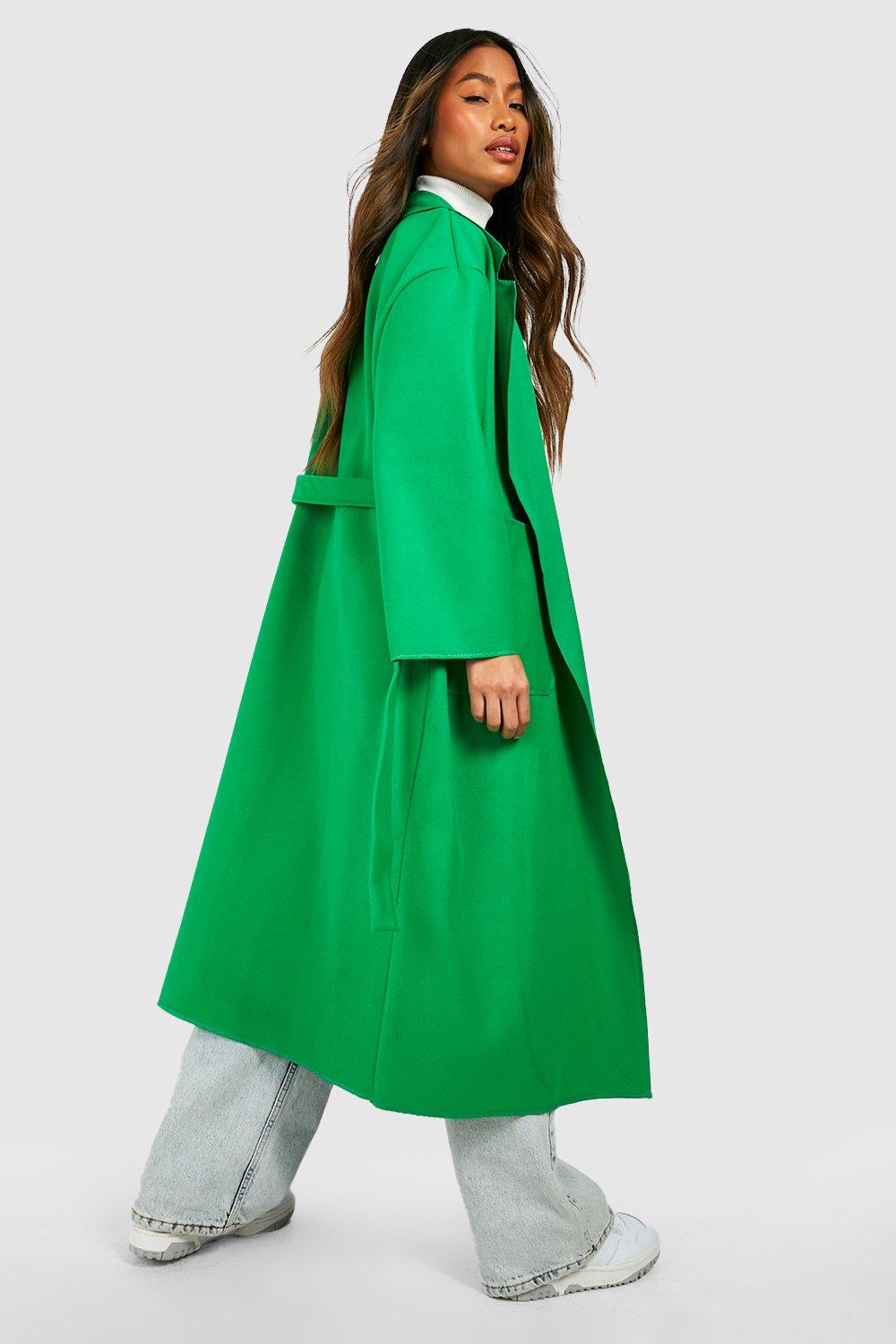 Green wool cape on sale